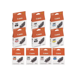 סט 10 ראשי דיו מקורי קנון Canon PFI-300