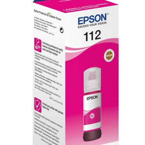 בקבוק דיו אדום פיגמנטי מקורי 112 Epson EcoTank
