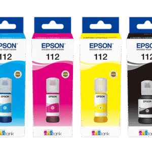 מארז 4 בקבוקי דיו מקוריים 112 Epson EcoTank אפסון