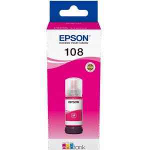 בקבוק דיו אדום מקורי 108 Epson EcoTank