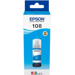 בקבוק דיו כחול מקורי 108 Epson EcoTank