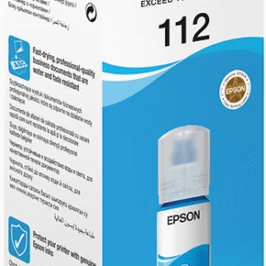 בקבוק דיו כחול פיגמנטי מקורי 112 Epson EcoTank