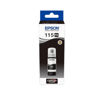 בקבוק דיו שחור פיגמנטי מקורי 115 Epson EcoTank